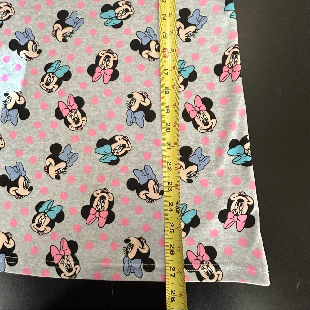 Disney Minnie Mouse Girls’ Long Sleeve Nightgown Size 8‎ – Light Blue & Pink
